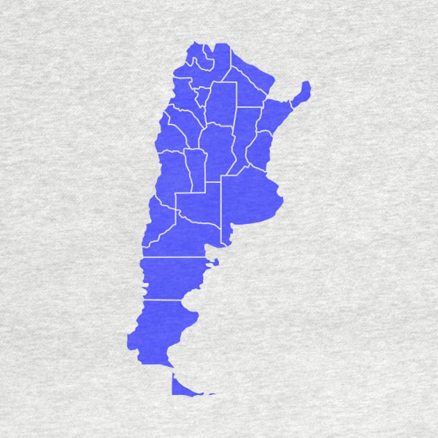 Argentina regions map by AlexanderZam